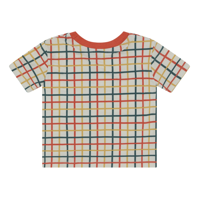 T-shirt Carreaux