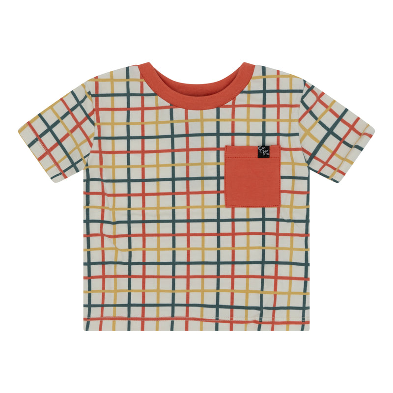 T-shirt Carreaux