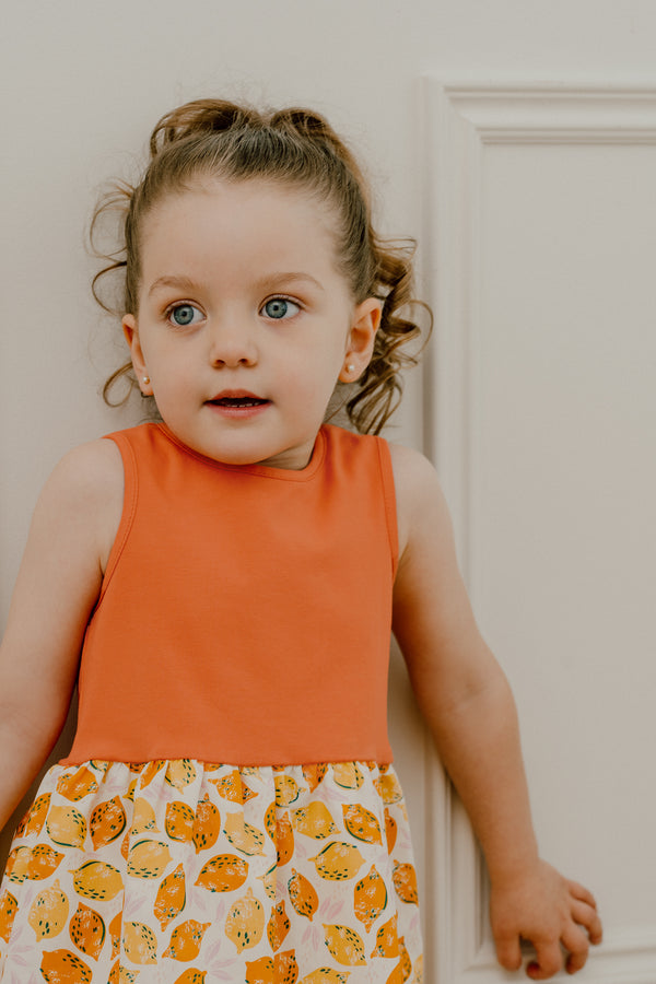 Robe soleil - Orange
