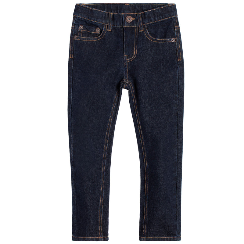 Jeans coton biologique  - Bleu foncé